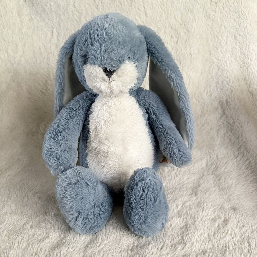Bunnies By The Bay Little Nibble Bunny Blue Floppy Ears Soft Cuddle 13" Plush